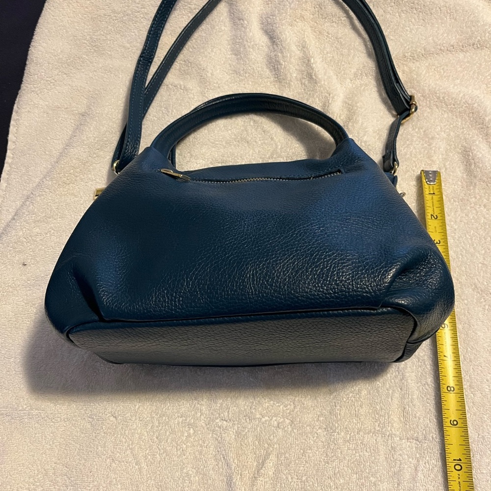 Claudia Firenze Blue Leather Bag - Picture 6 of 8